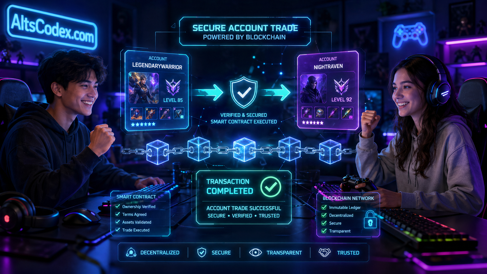 In the open. Proven by the blockchain.